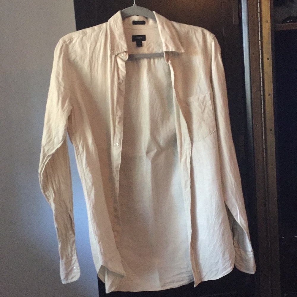 J Crew 100% Irish linen shirt